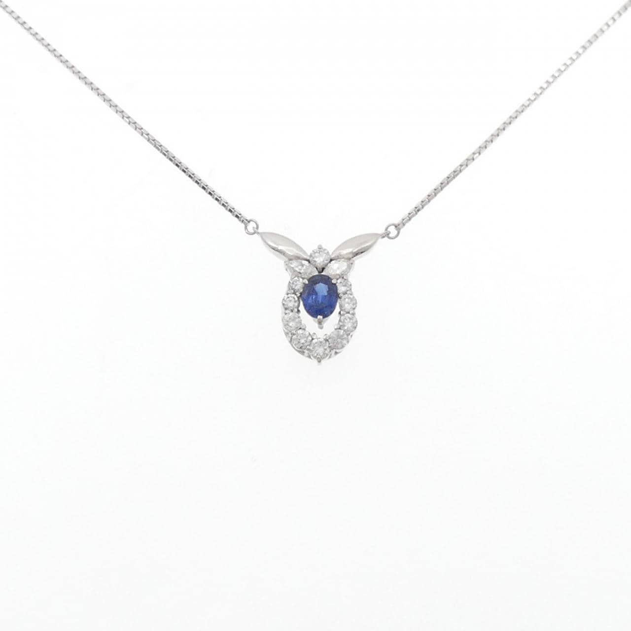 PT900/PT850 サファイヤ ネックレス 0.52CT