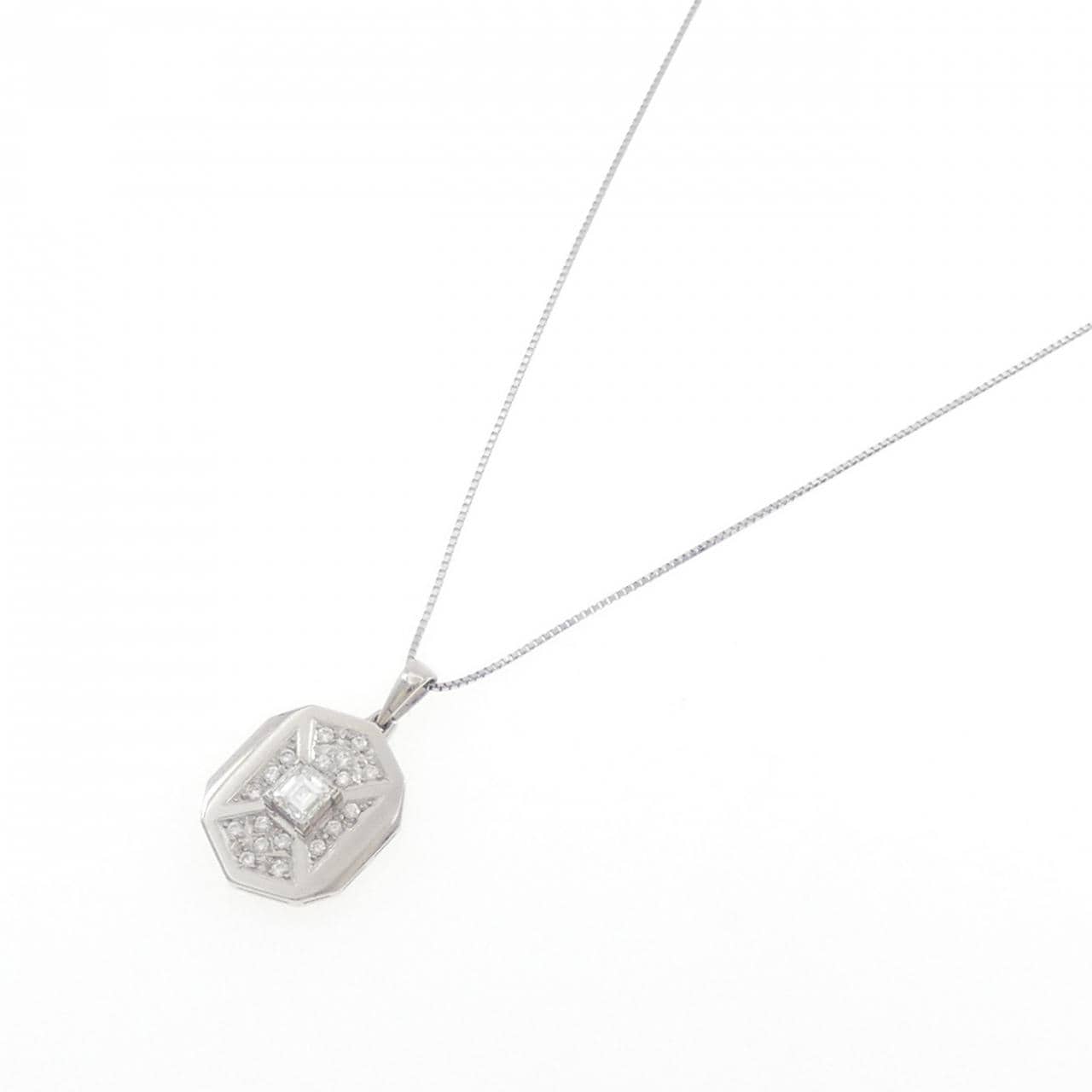 PT900/PT850 ダイヤモンド ネックレス 0.34CT