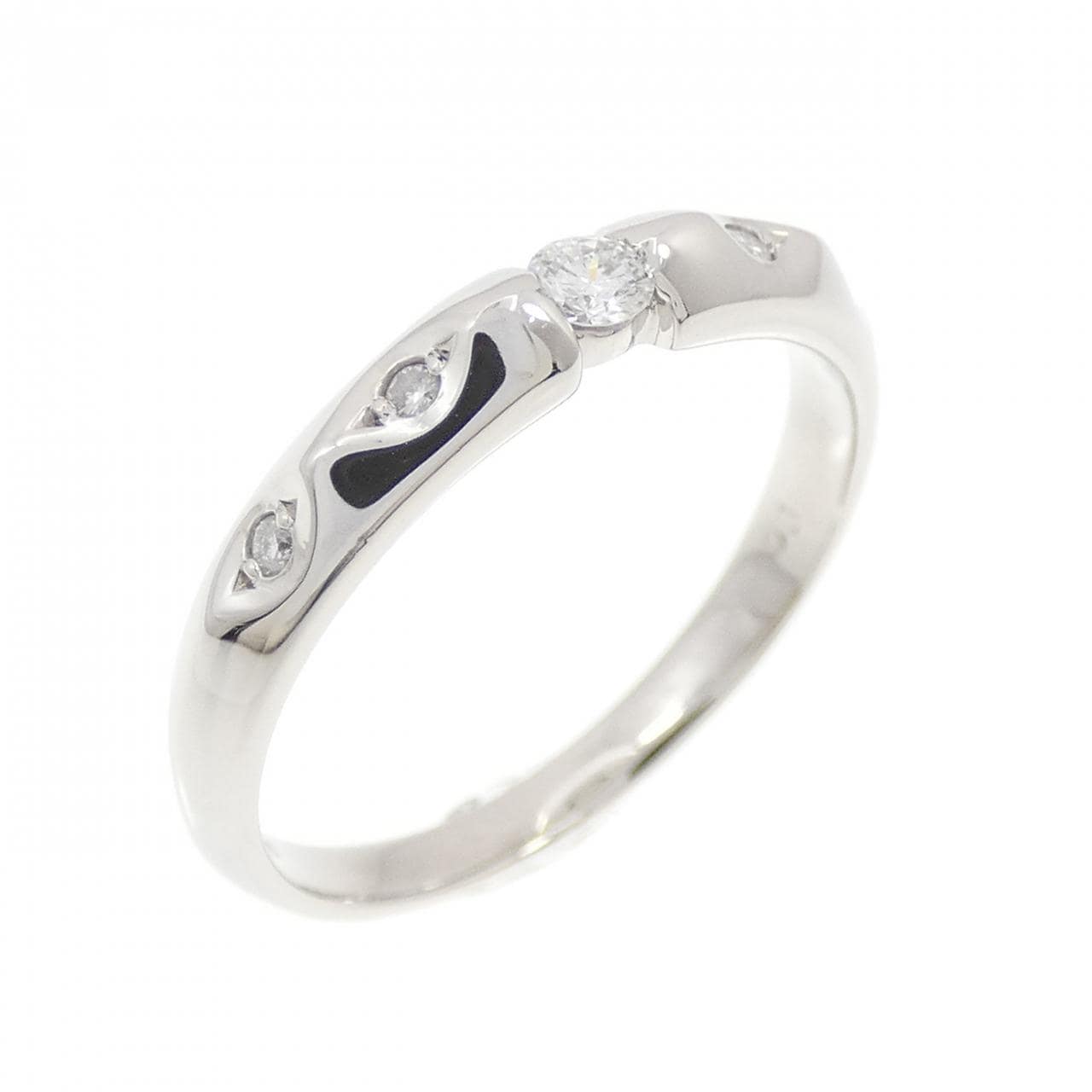 PT900 ダイヤモンド リング 0.1CT