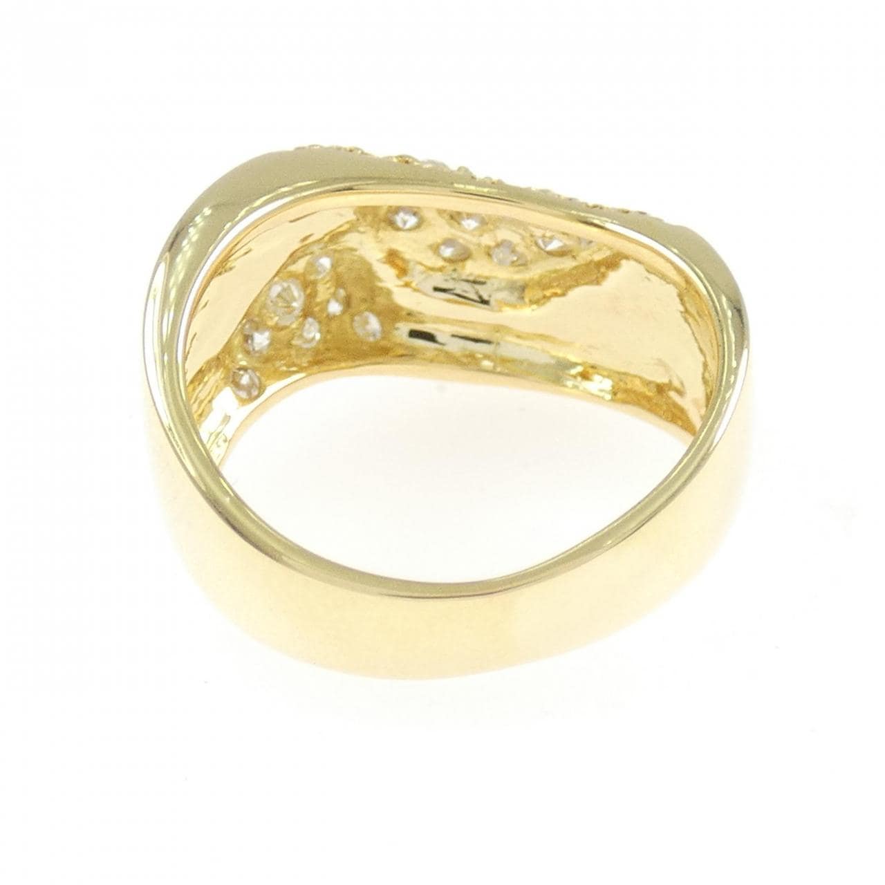 K18YG ダイヤモンド リング 0.34CT