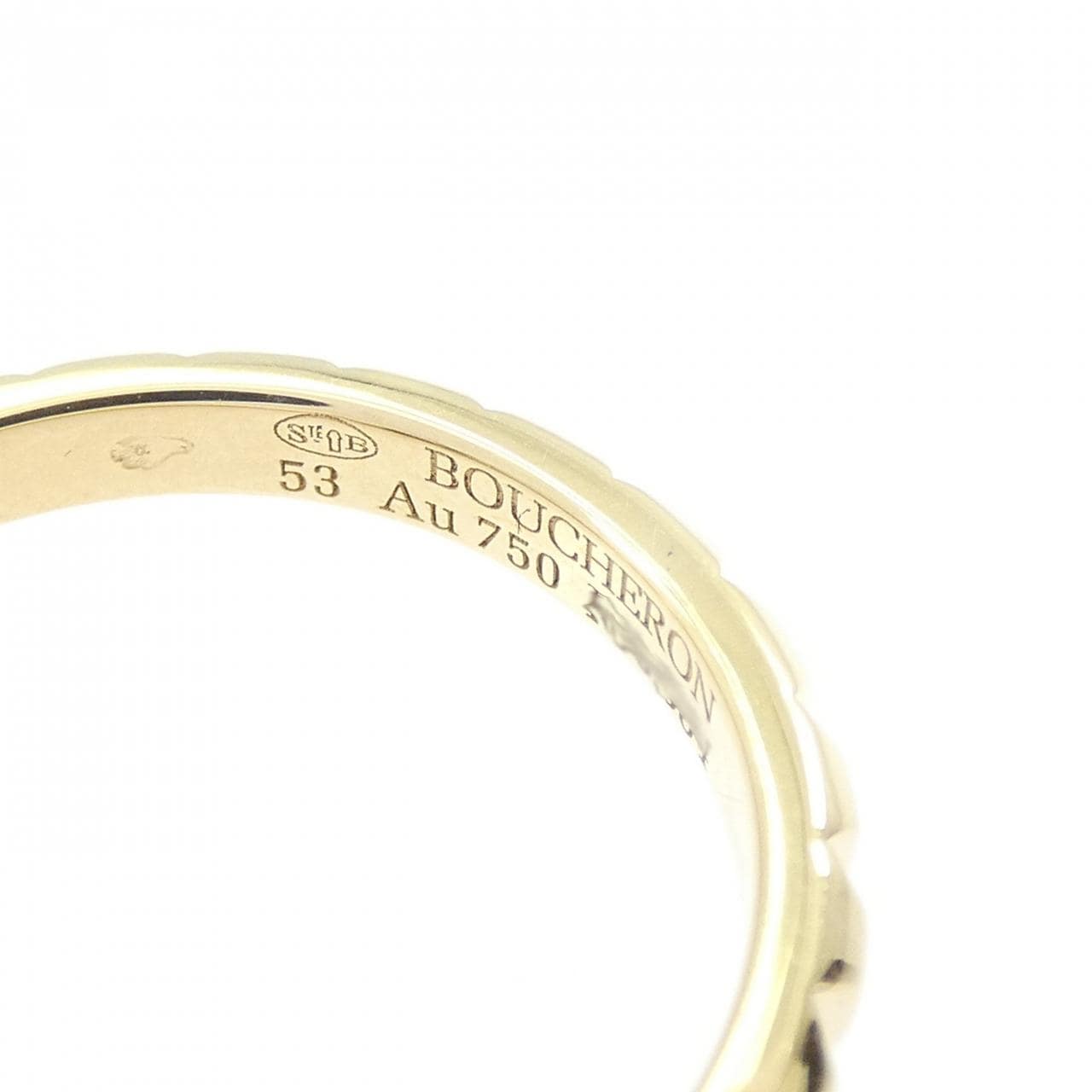 ブシュロン クル ド パリ ソリテール リング 0.21CT F VS1 3EXT