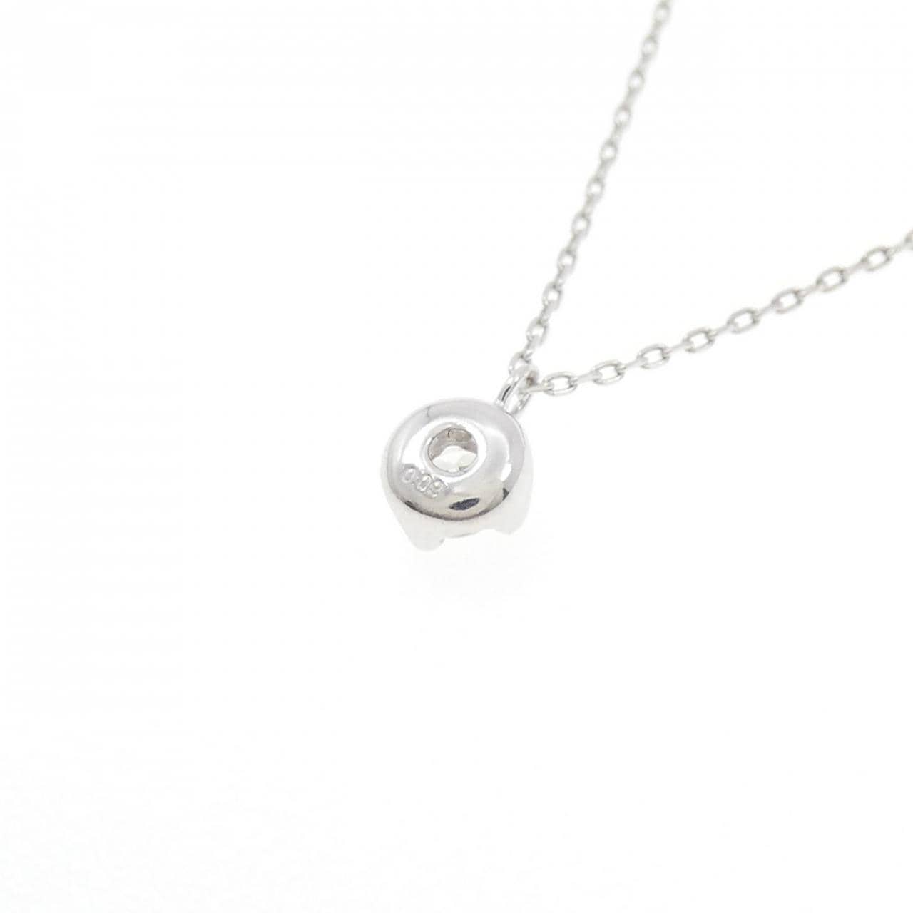 K10WG ダイヤモンド ネックレス 0.09CT