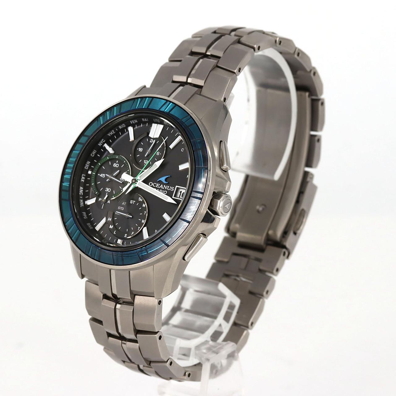 カシオ オシアナスマンタ･オシアナス20th Anniversary 電波時計 OCW-S7000SG-1AJR TI ソーラークォーツ