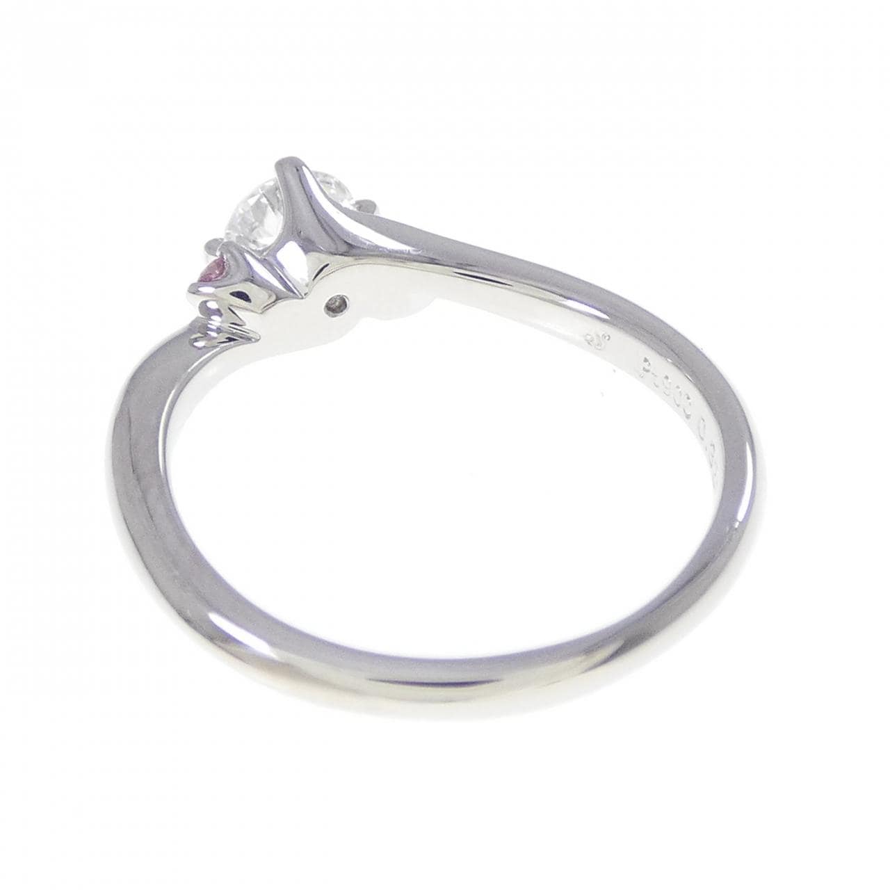 PT900 ダイヤモンド リング 0.328CT D VS2 3EXT H＆C