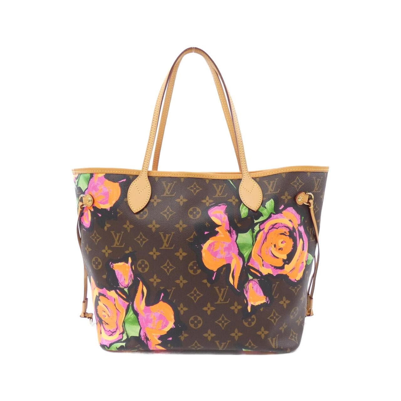 LOUIS VUITTON Monogram Rose (Stephen Sprouse) Neverfull MM M48613 Bag