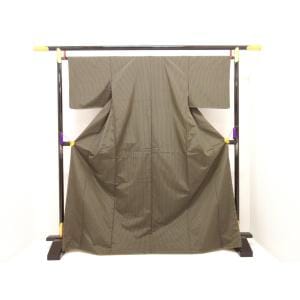 紬　縞大島紬　身幅Ｌ寸