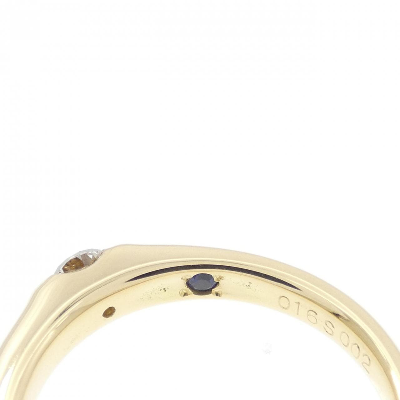 K18YG ソリティア ダイヤモンド リング 0.16CT