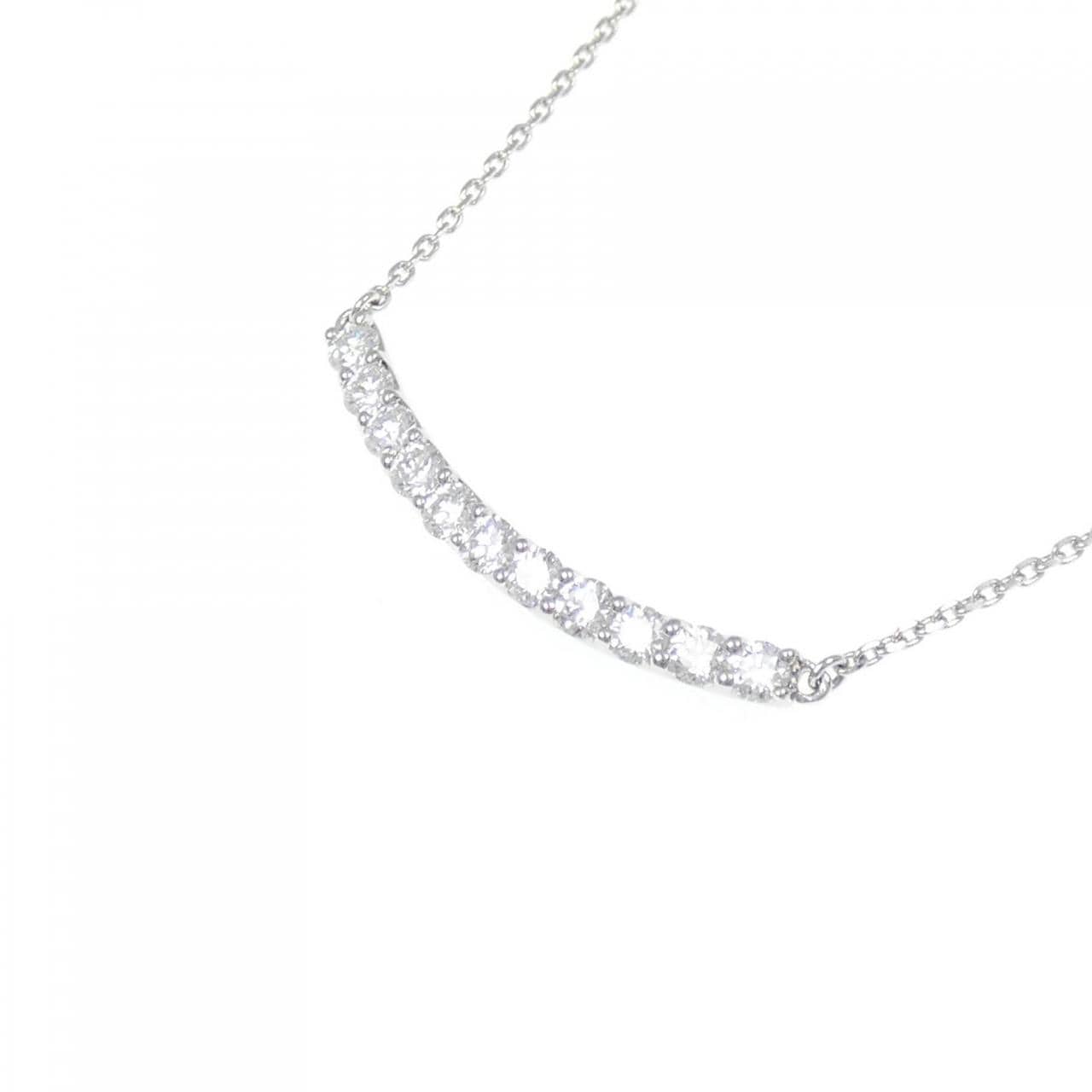 【新品】PT900/PT850 ダイヤモンド ネックレス 0.703CT
