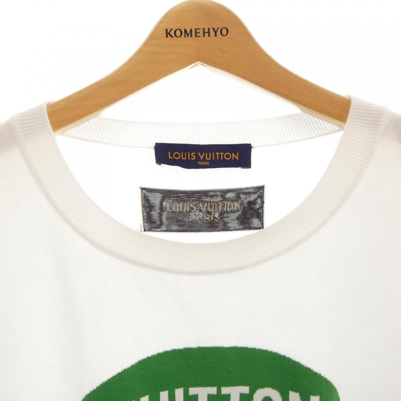 ルイヴィトン LOUIS VUITTON インタルシアジャカードクルーネック HMN81WJS5 ニット