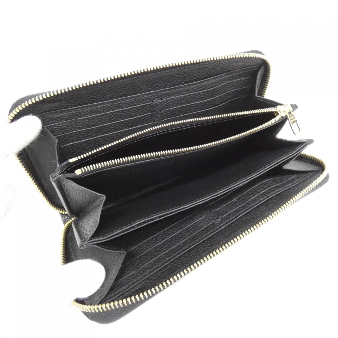 LOUIS VUITTON Monogram Empreinte Zippy Wallet M61864 Wallet