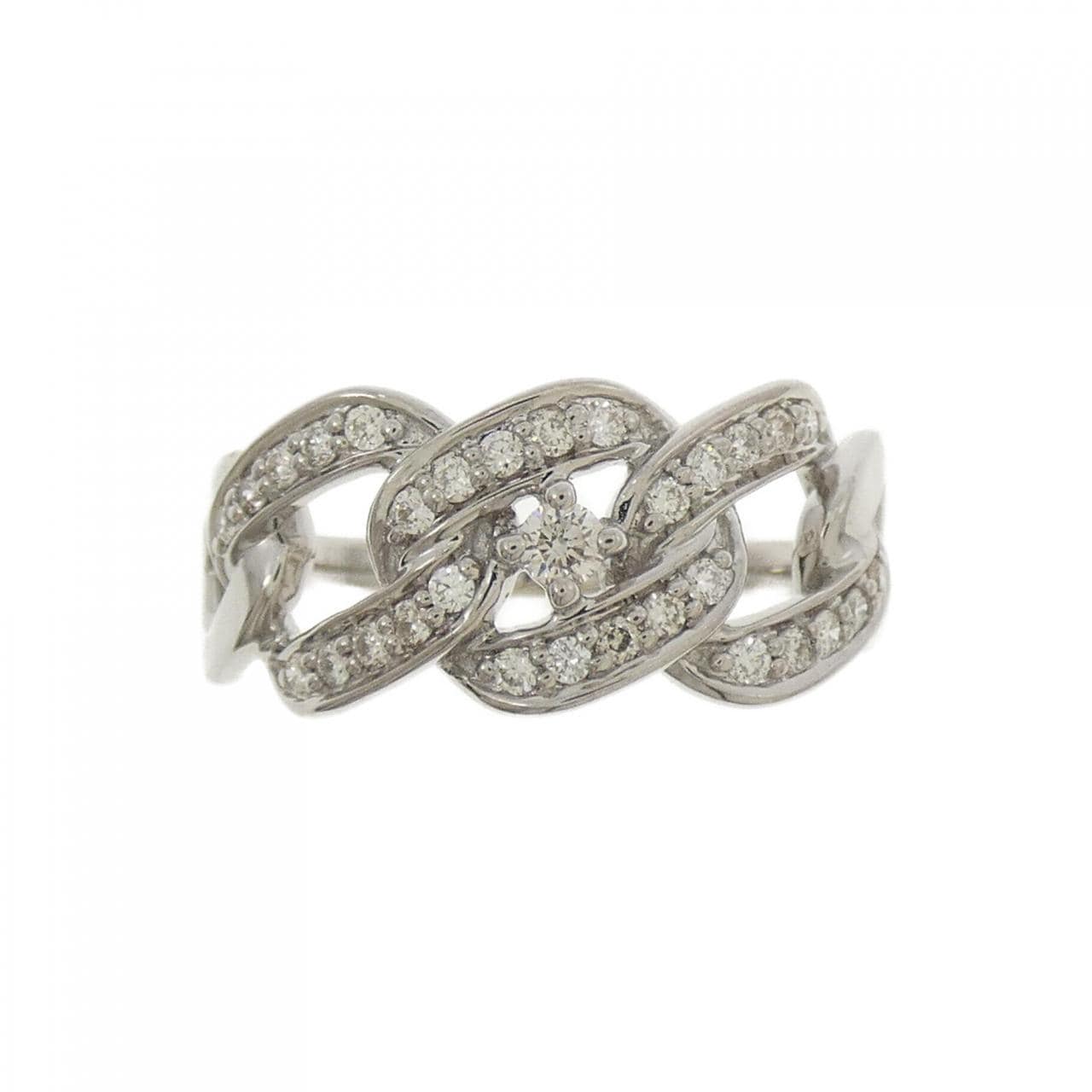 K18WG ダイヤモンド リング 0.28CT