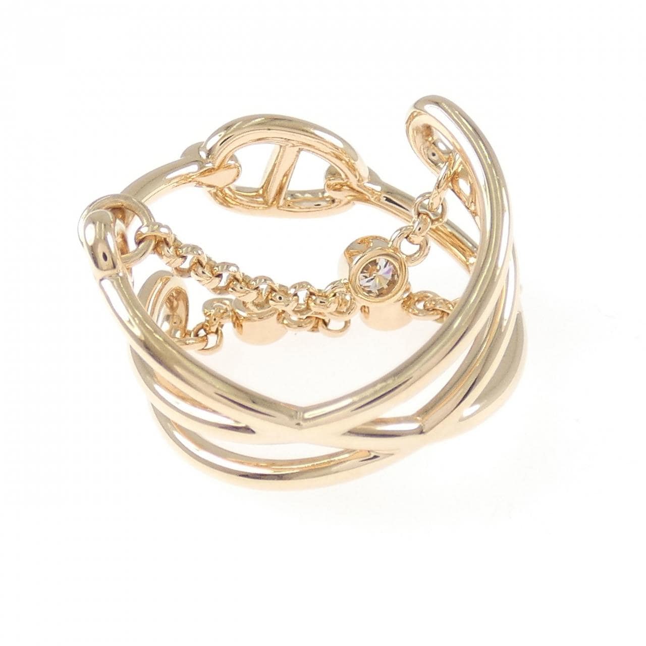 エルメス シェーヌダンクル カオス リング 0.1CT