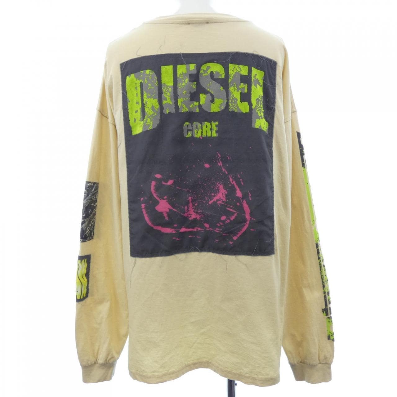ディーゼル DIESEL T-BOXT-LS-SLITS-R5 Tシャツ