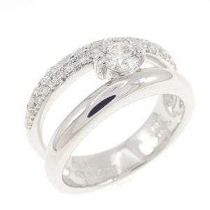 K18WG ダイヤモンド リング 0.30CT