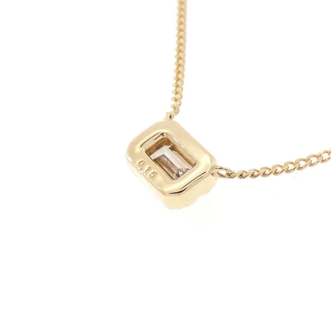 アガット ダイヤモンド ネックレス 0.15CT
