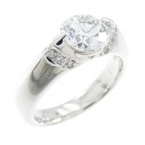 K18WG ダイヤモンド リング 1.506CT D SI2 Good