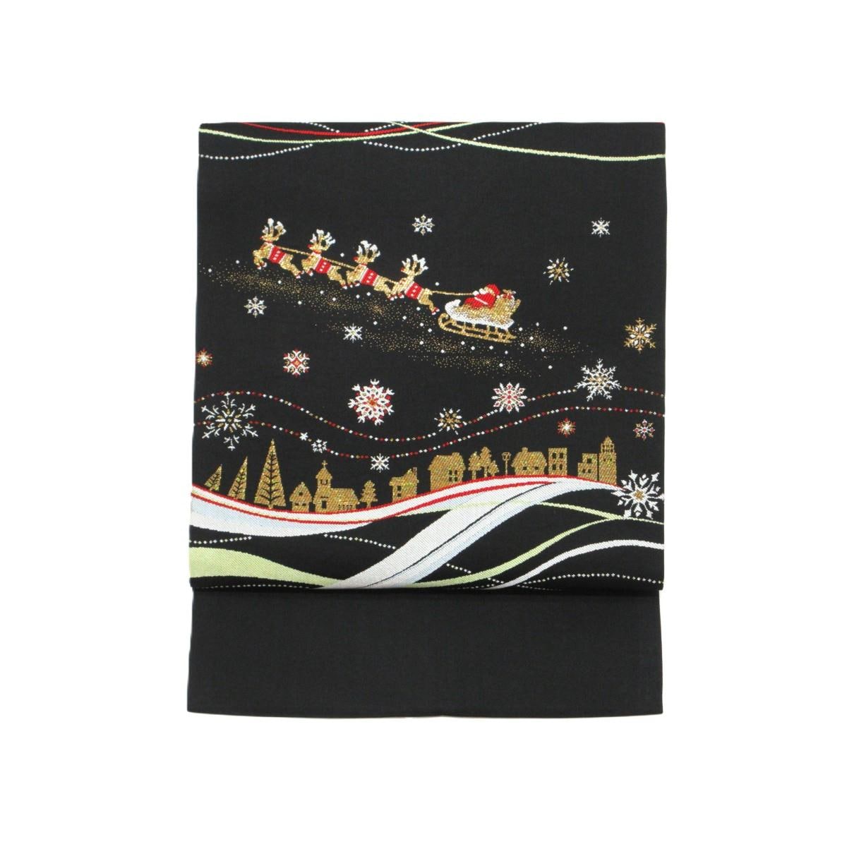 【未使用品】名古屋帯　クリスマス