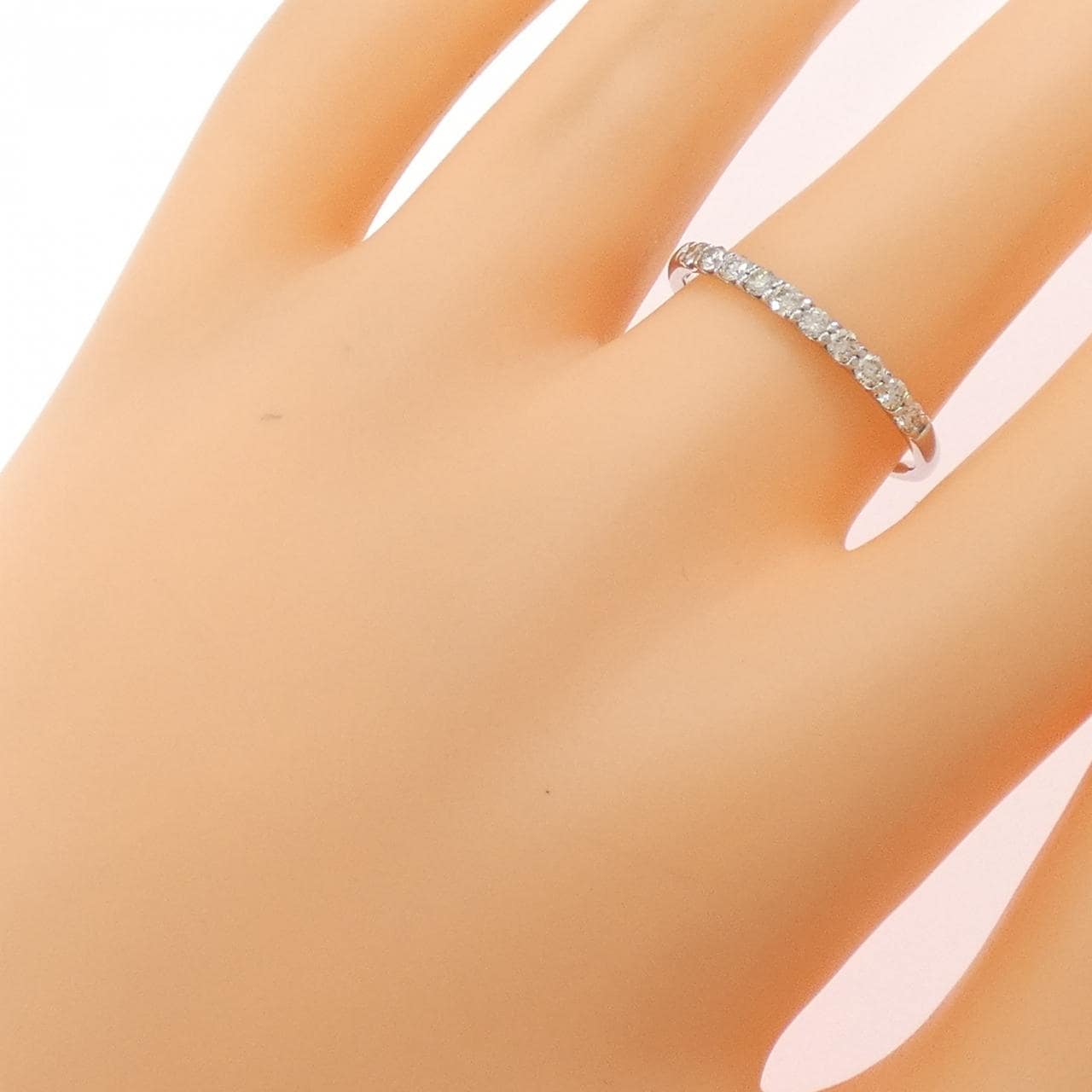 PT900 ハーフエタニティ ダイヤモンド リング 0.30CT