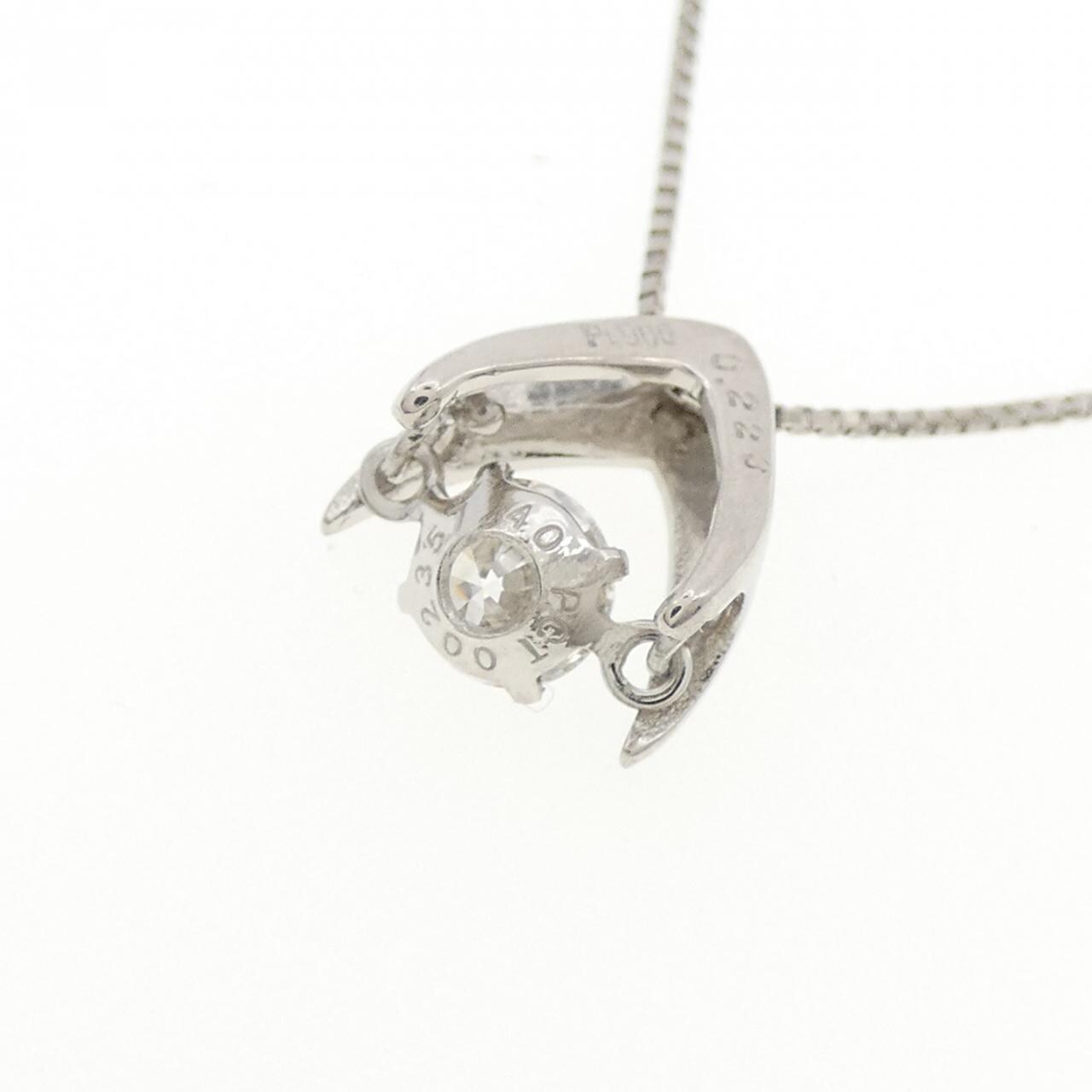 PT900/PT850 ダイヤモンド ネックレス 0.223CT