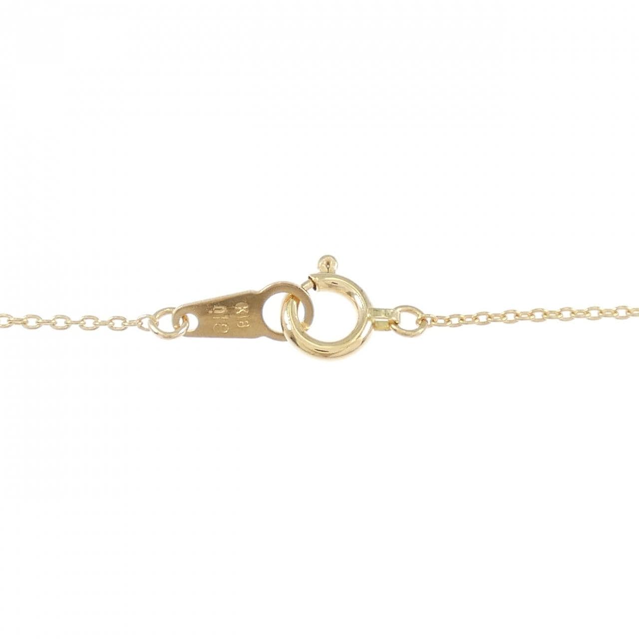 ヴァンドーム クロス ダイヤモンド ネックレス 0.18CT