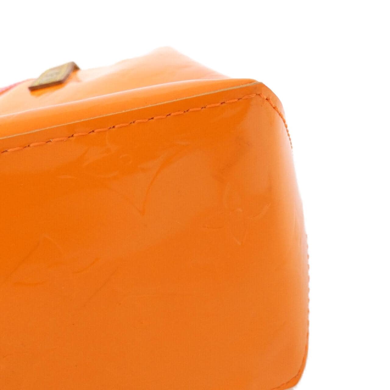Louis Vuitton Vernis Fluo Reed PM M91905 Bag Used Black