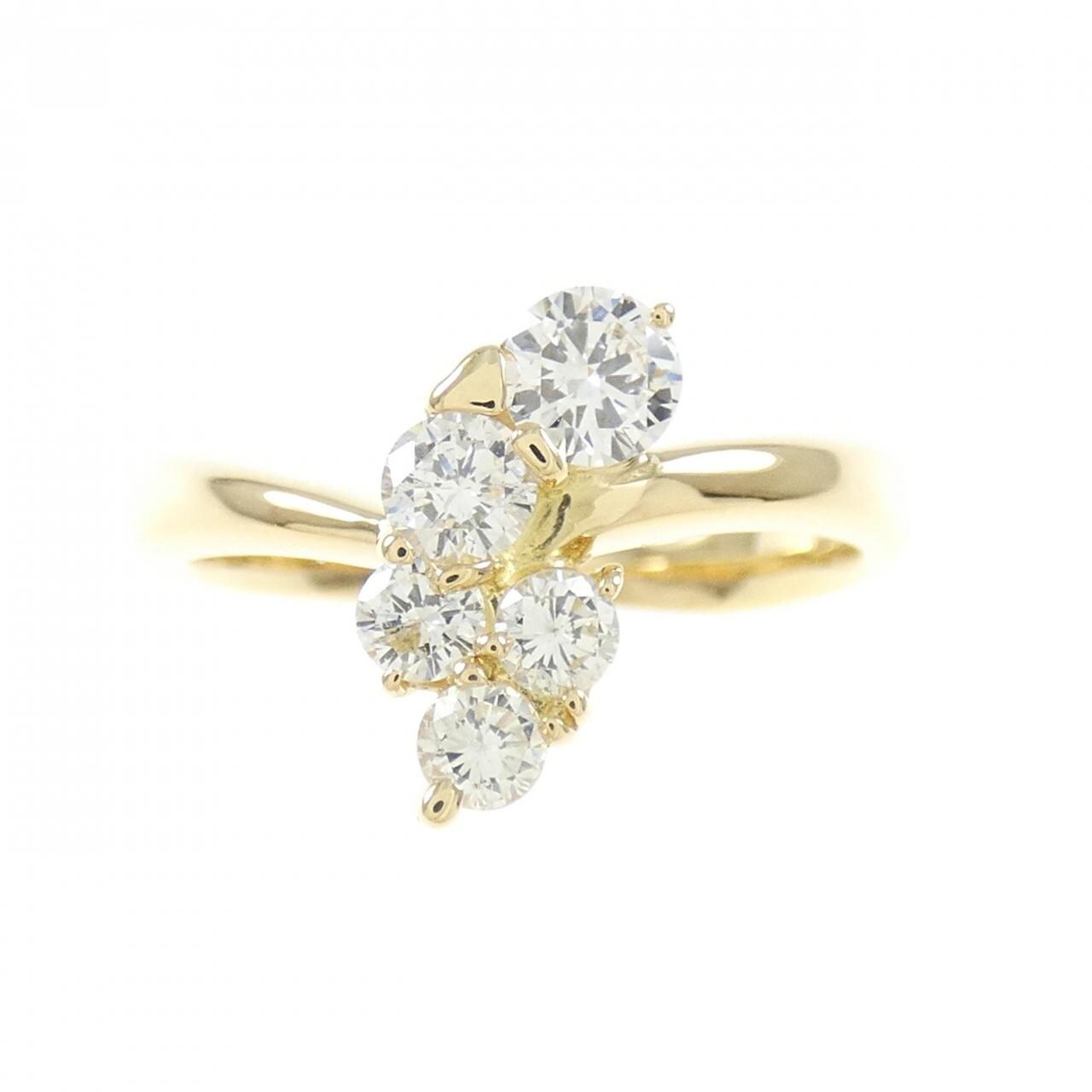 K18YG ダイヤモンド リング 0.48CT