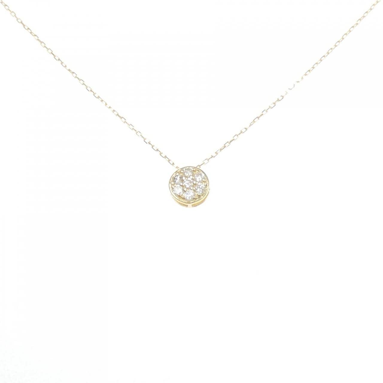 【新品】K18YG ダイヤモンド ネックレス 0.10CT