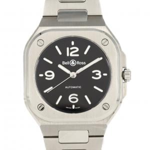 【新品】ベル&ロス BR05ブラックスティール BR05A-S-BL-ST/SST SS 自動巻