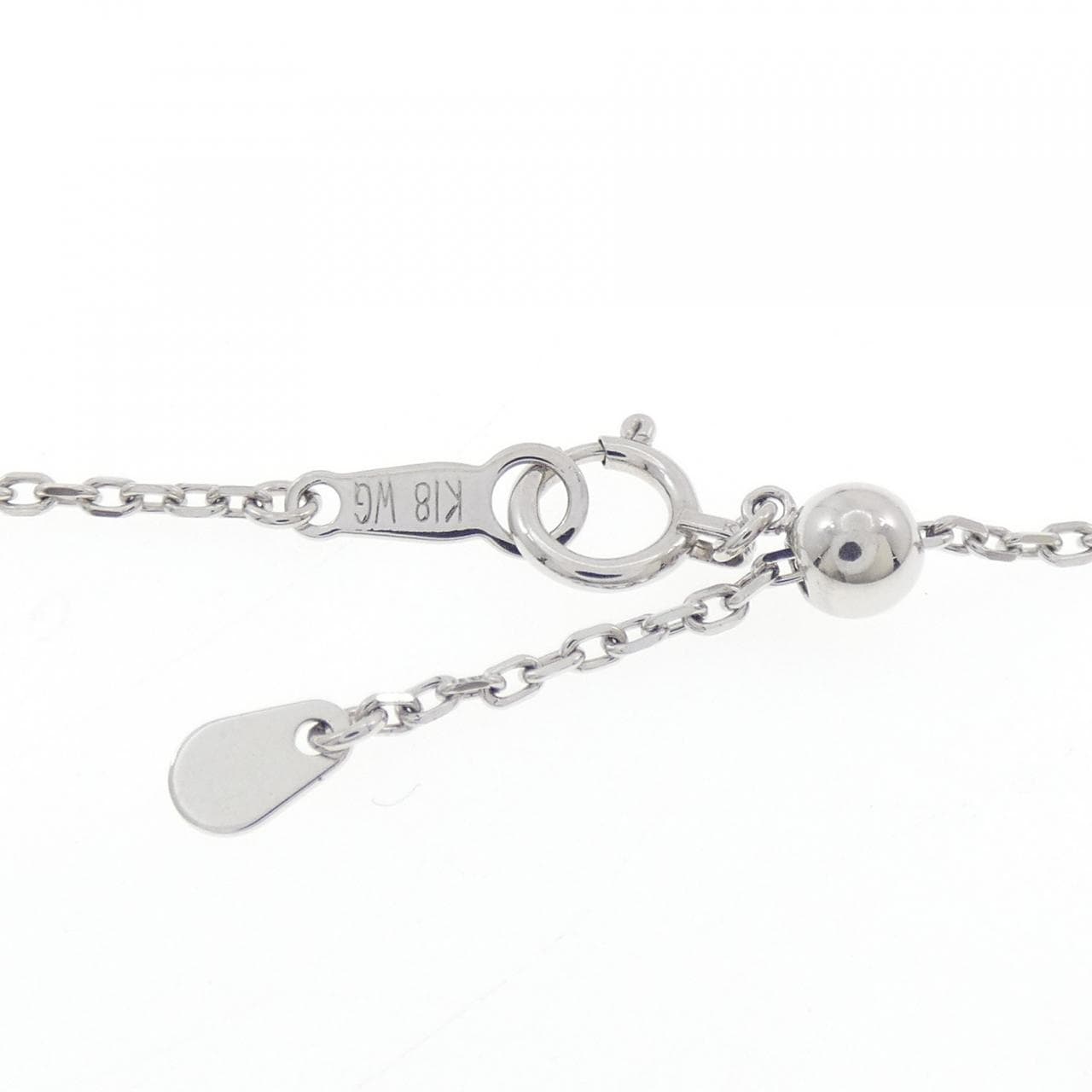 750WG/K18WG Sapphire Necklace 1.730CT