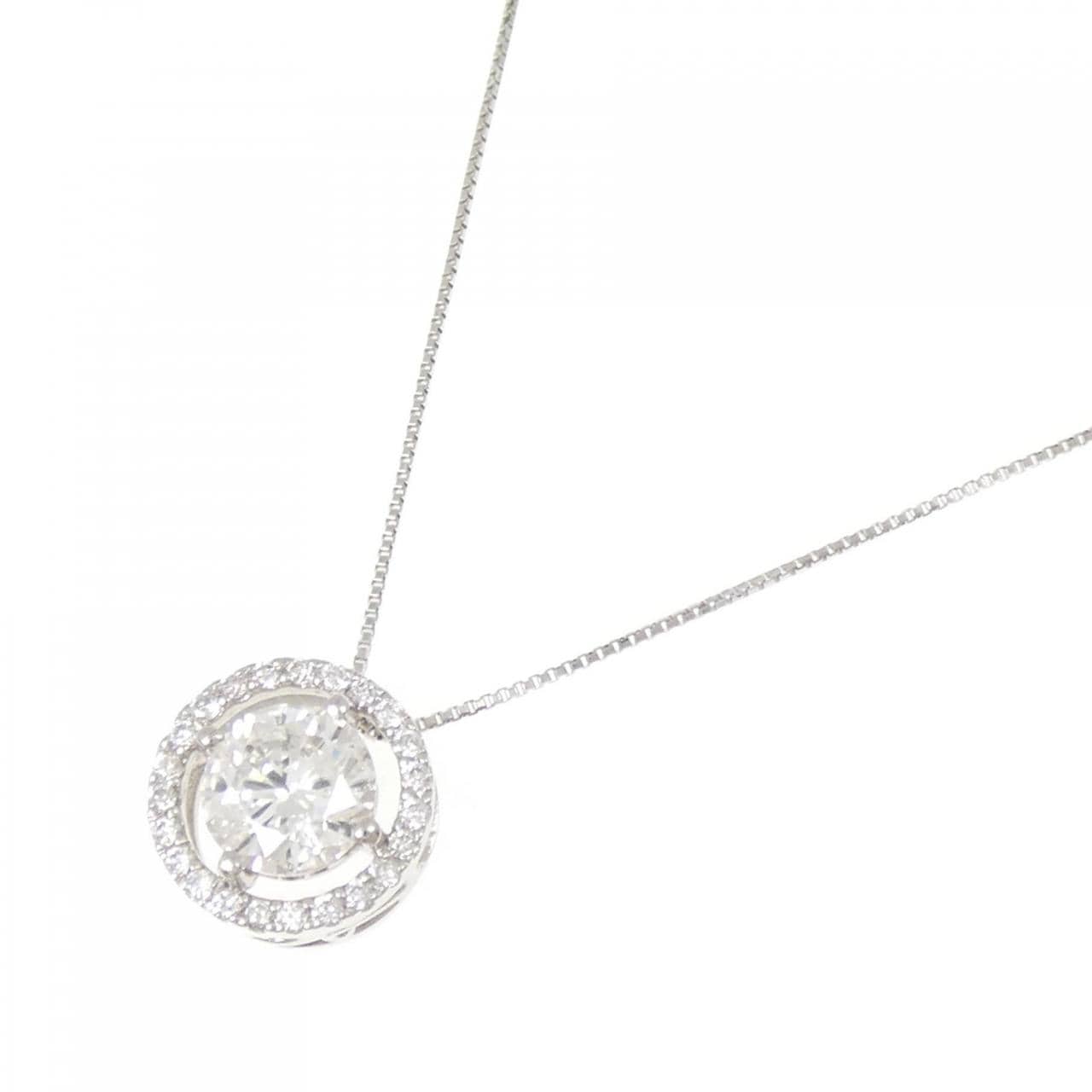 PT900/PT850 ダイヤモンド ネックレス 1.00CT
