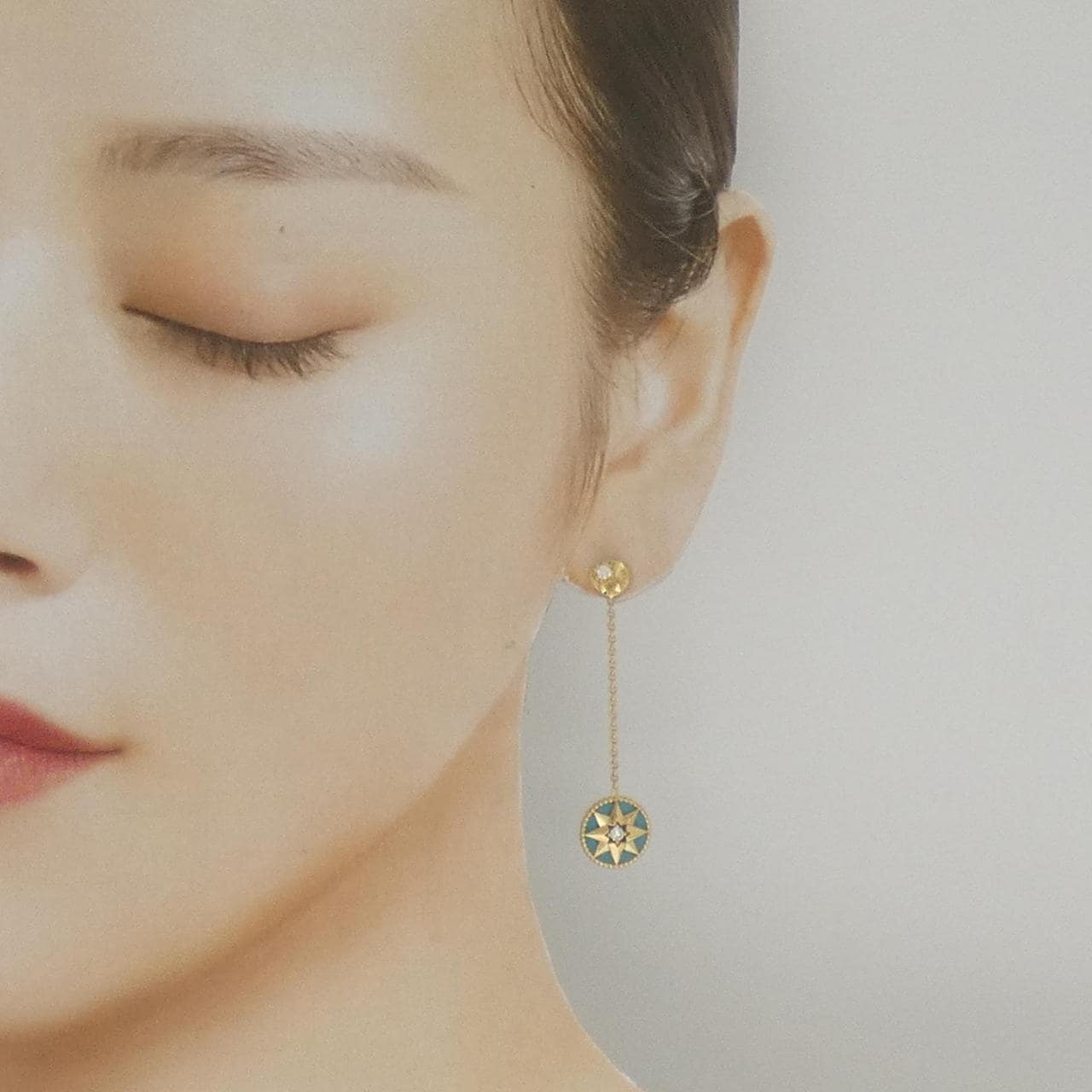 クリスチャンディオール ローズ デ ヴァン ピアス