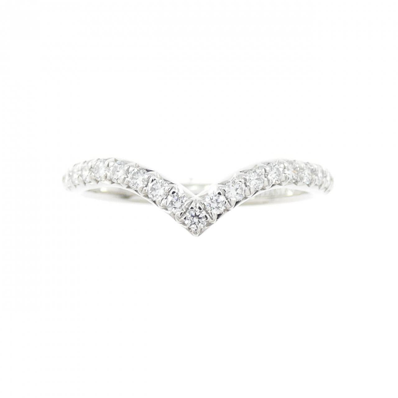 ティファニー ソレスト Vバンド リング