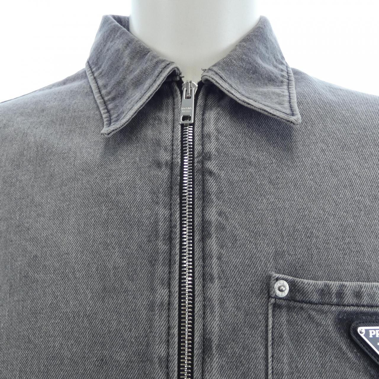 プラダ PRADA トライアングルロゴ GEC086 S232 13B4 デニムジャケット