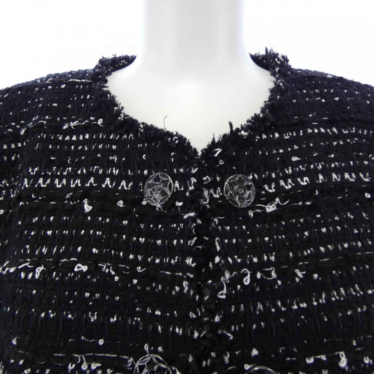 シャネル CHANEL P39754V28442 10A ノーカラージャケット