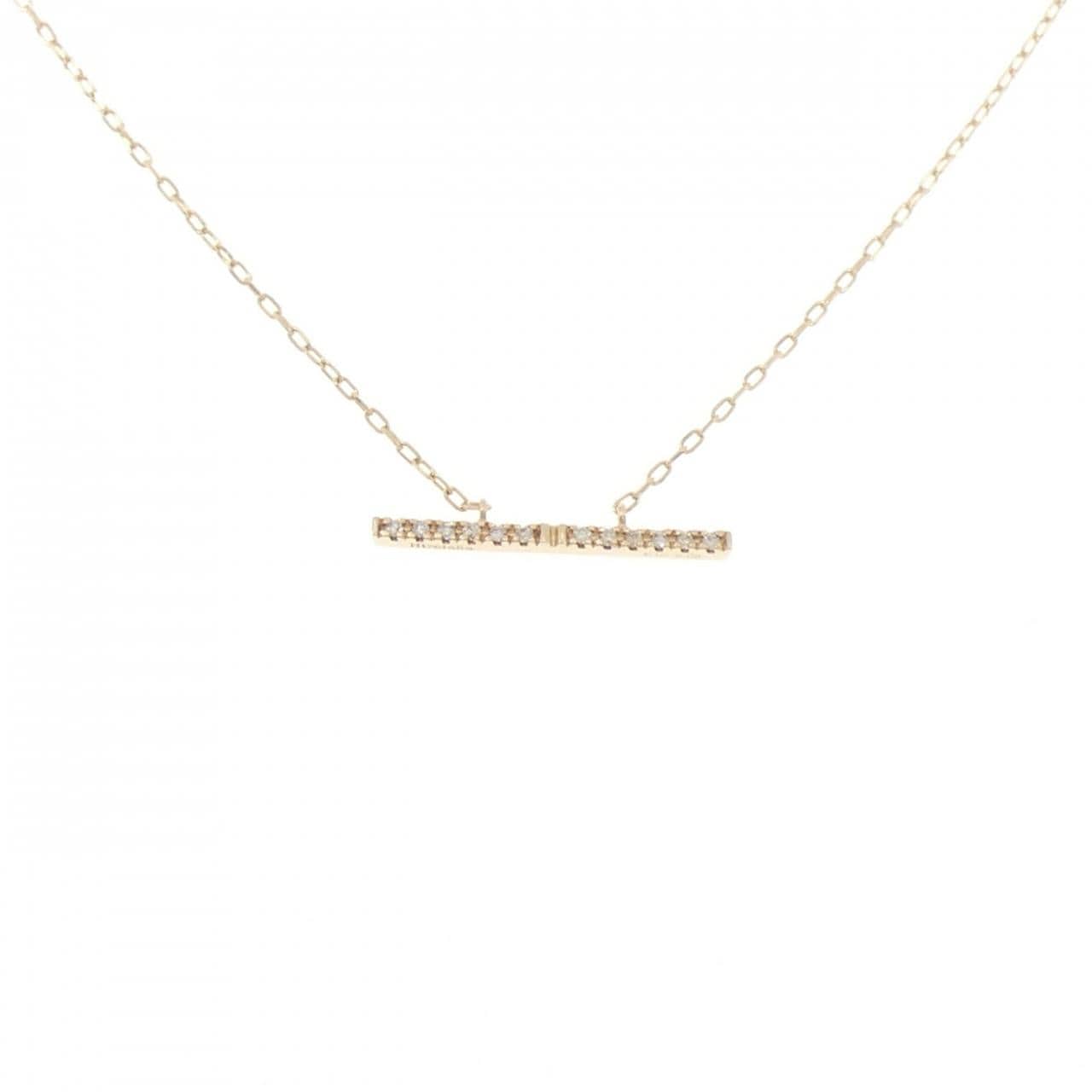 ヒロタカ トラペーズ ネックレス 0.06CT