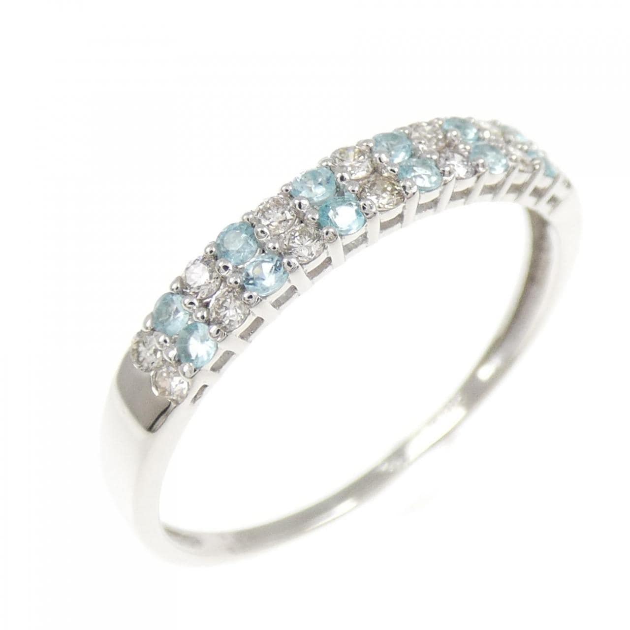 PT950 トルマリン リング 0.13CT