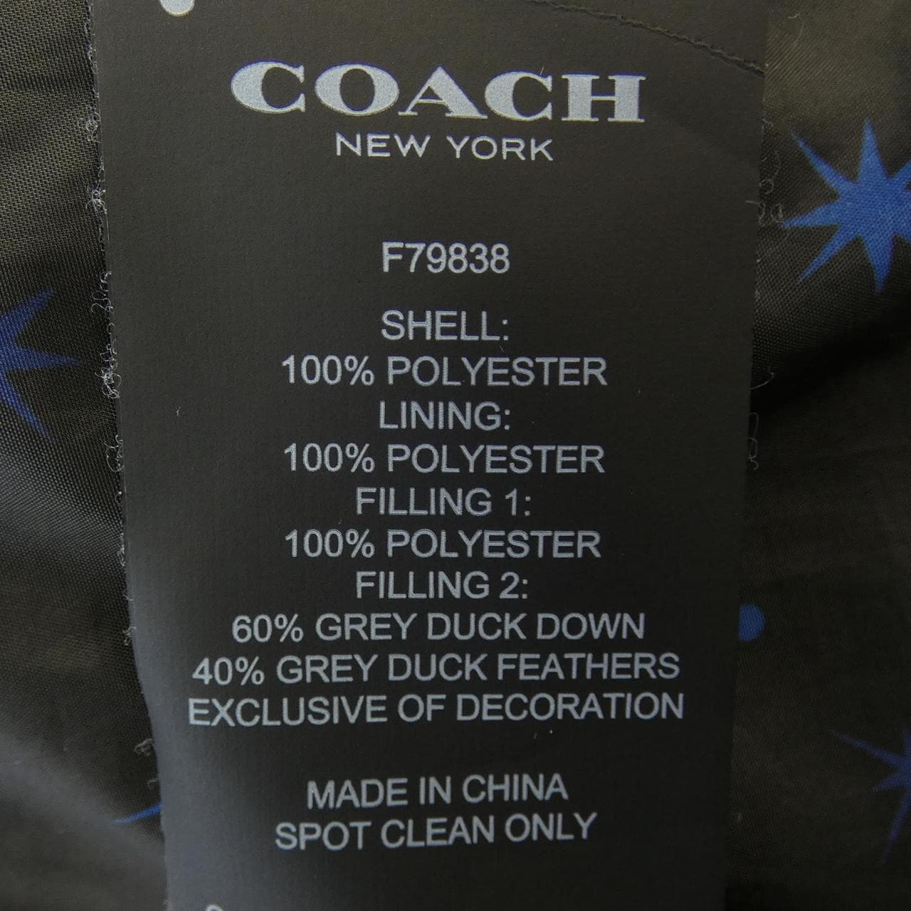 コーチ COACH ダウンベスト
