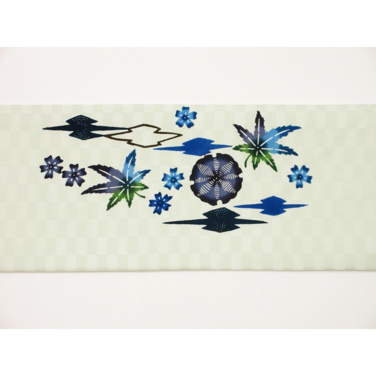 【未使用品】名古屋帯　琉球紅型