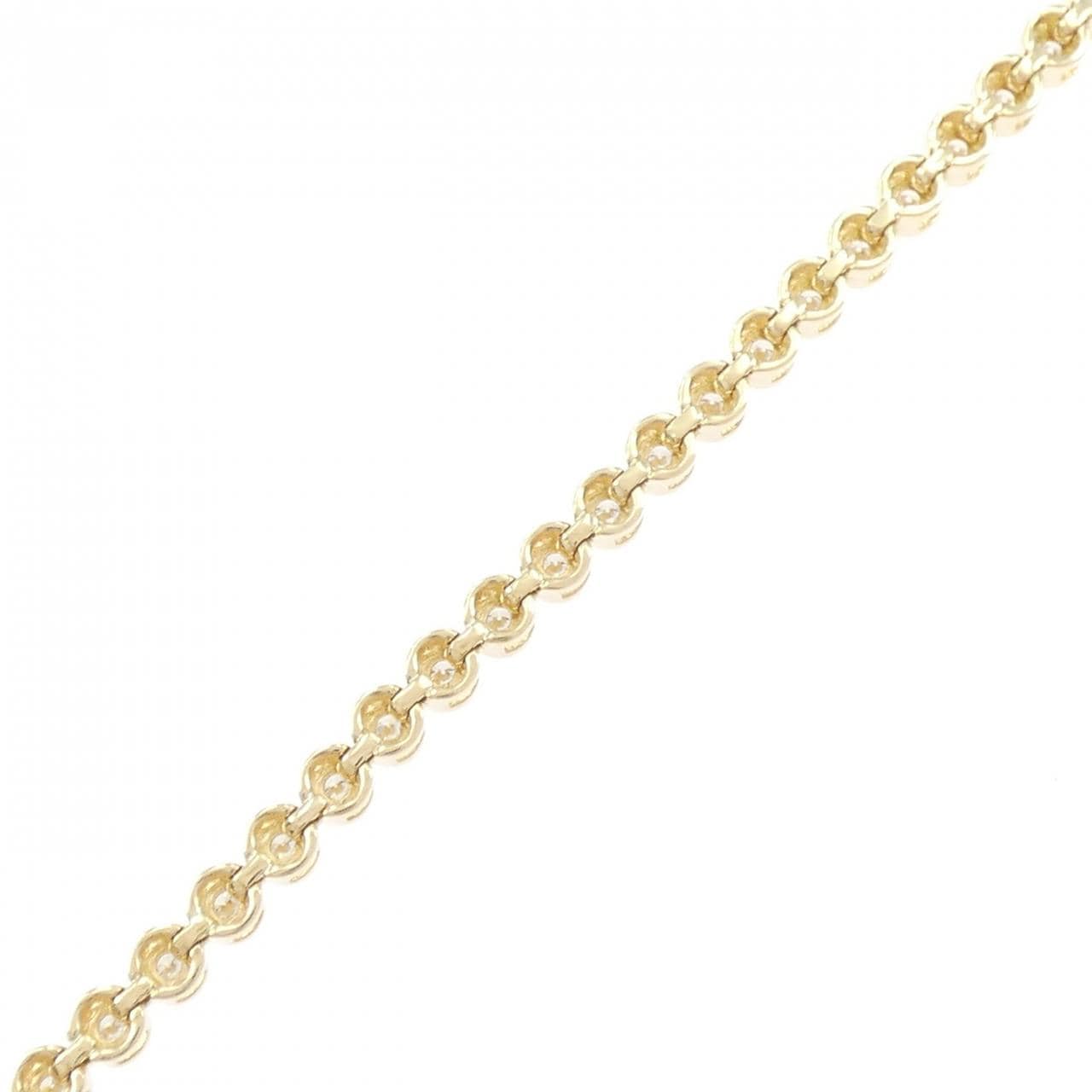 K18YG ダイヤモンド ブレスレット 1.305CT