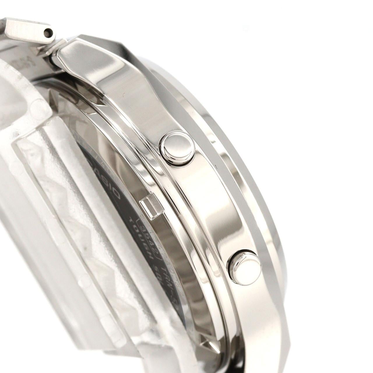 カシオ カシオトロン 電波時計 LIMITED TRN-50-2AJR SS ソーラークォーツ