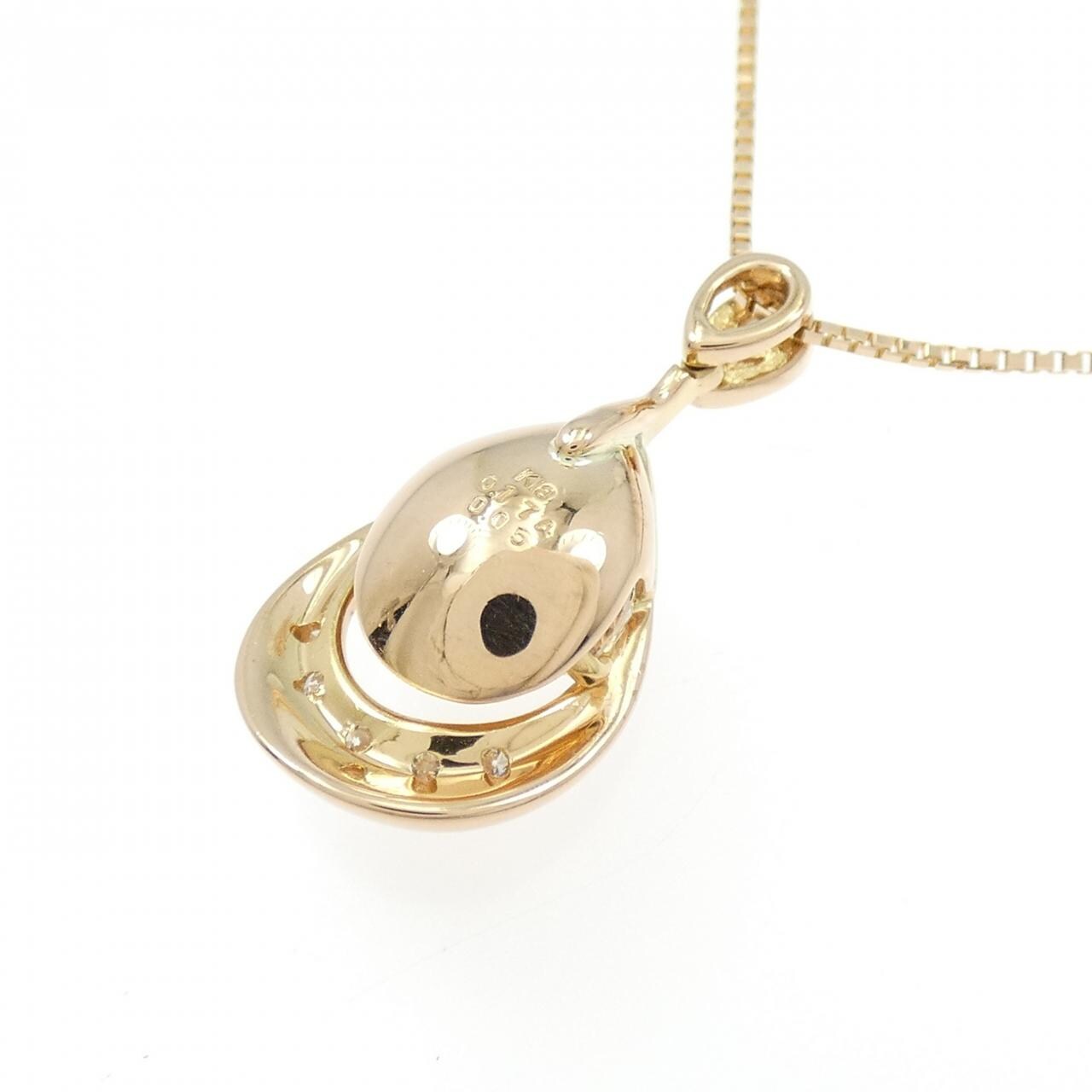 K18PG ダイヤモンド ネックレス 0.174CT