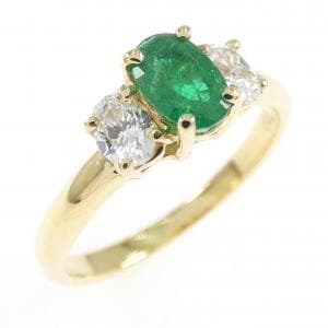 クイーン エメラルド リング 0.50CT