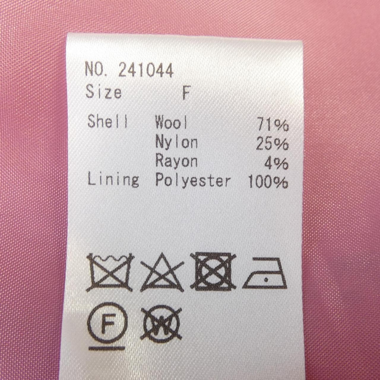 SHELLER ノーカラージャケット