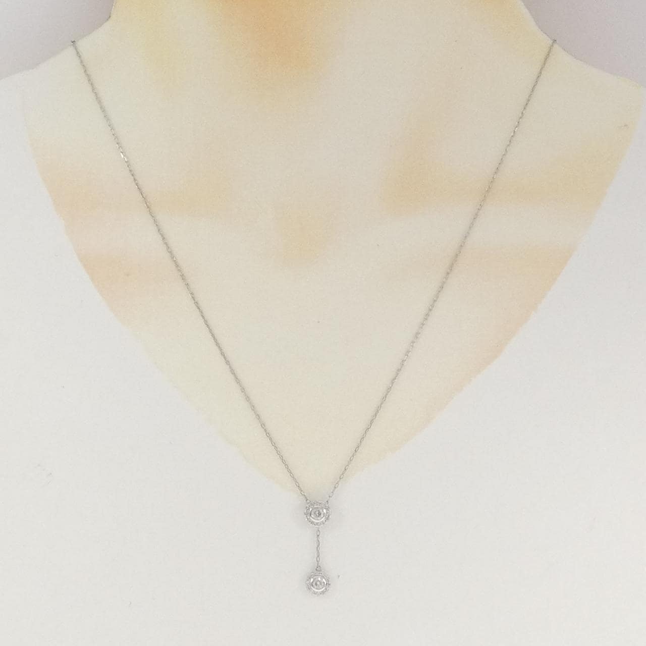 PT900/PT850 ダイヤモンド ネックレス 0.36CT