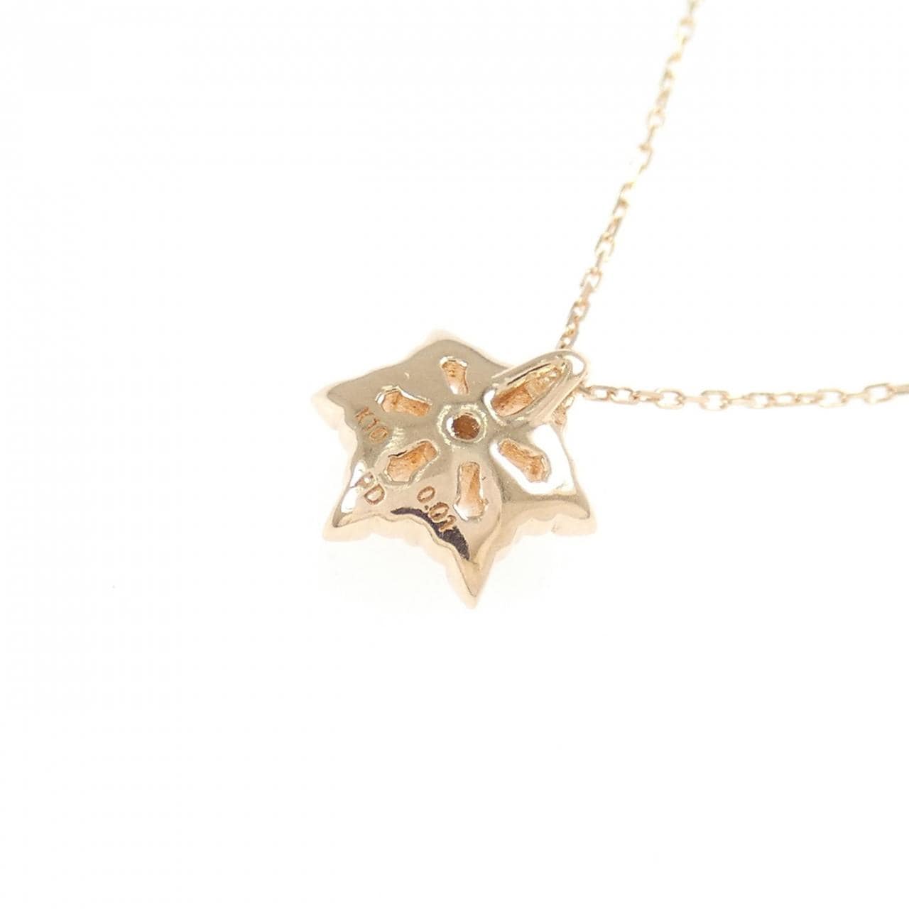 K10PG ダイヤモンド ネックレス 0.01CT