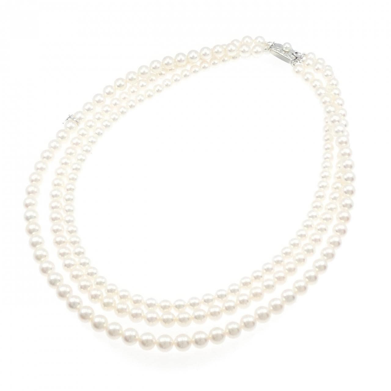 ミキモト アコヤパール ネックレス 5-6.5mm