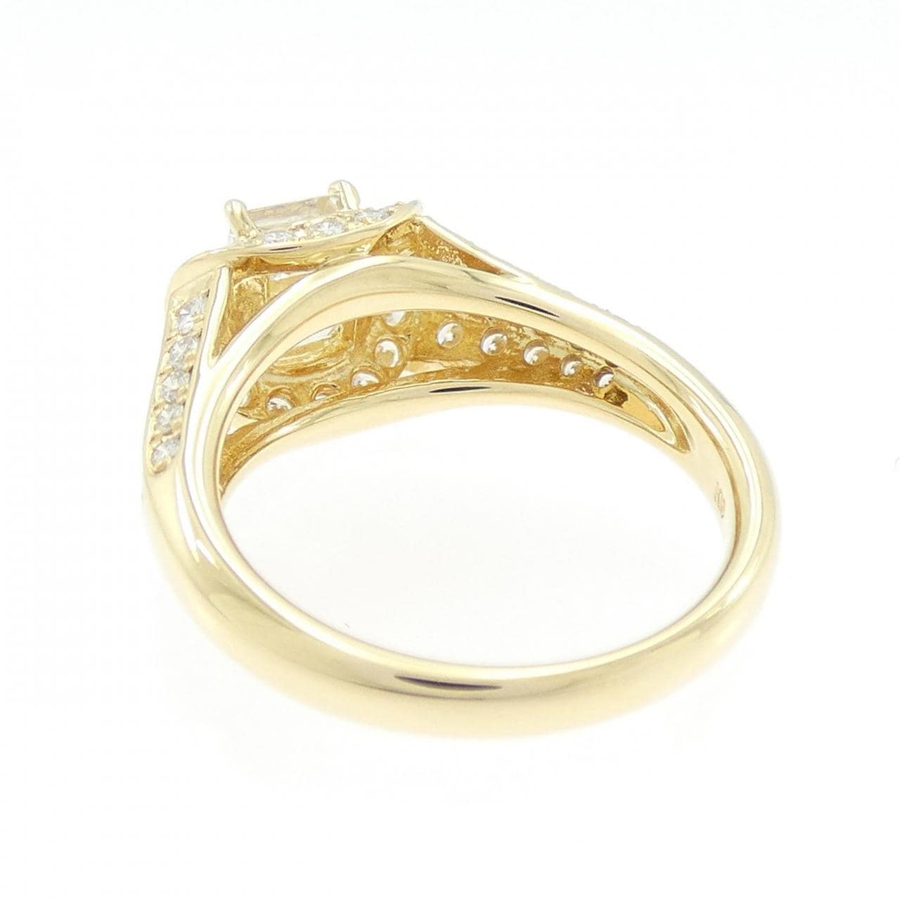 K18YG ダイヤモンド リング 0.64CT