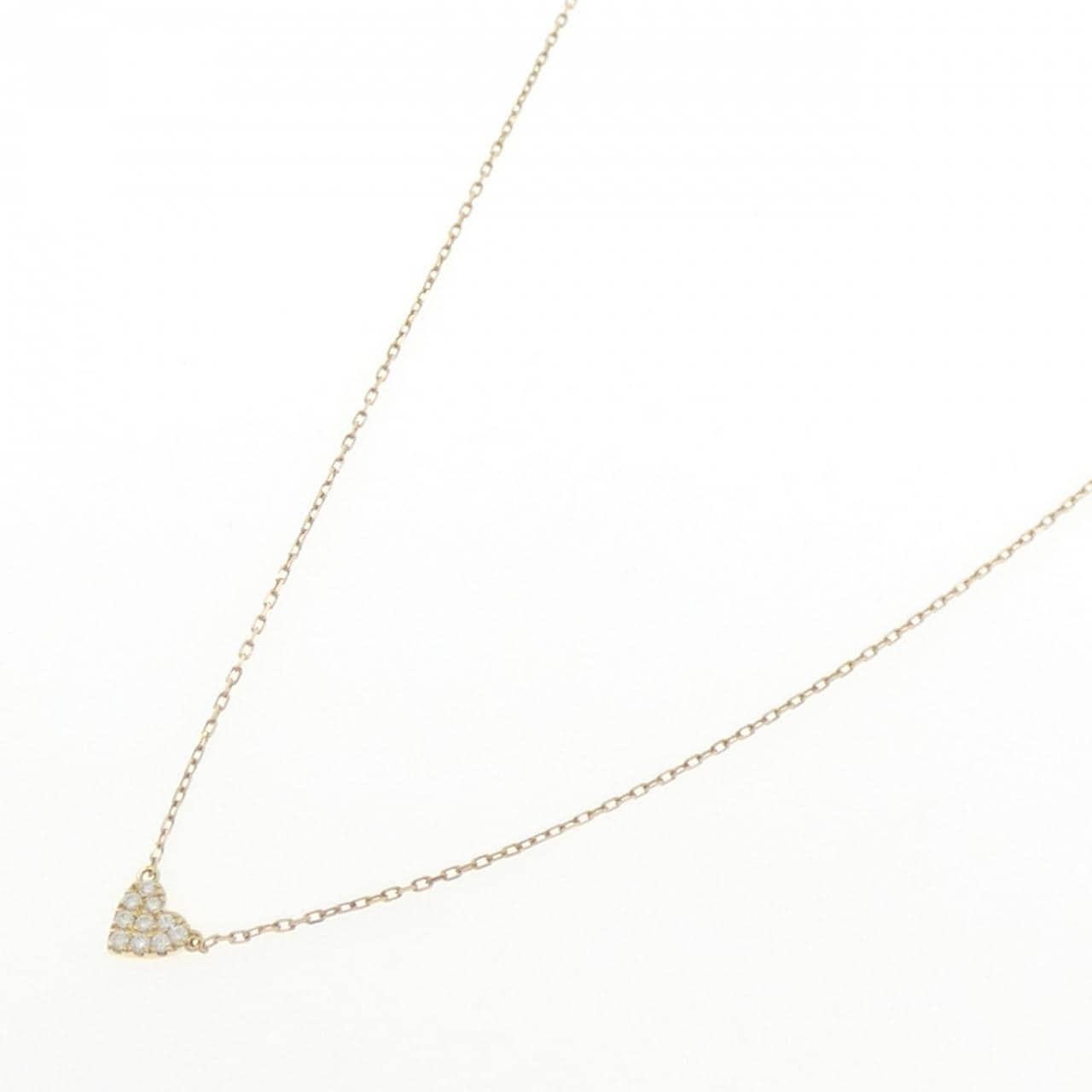 アーカー ハートパヴェ ネックレス 0.05CT