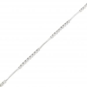 K18WG ダイヤモンド ブレスレット 1.00CT