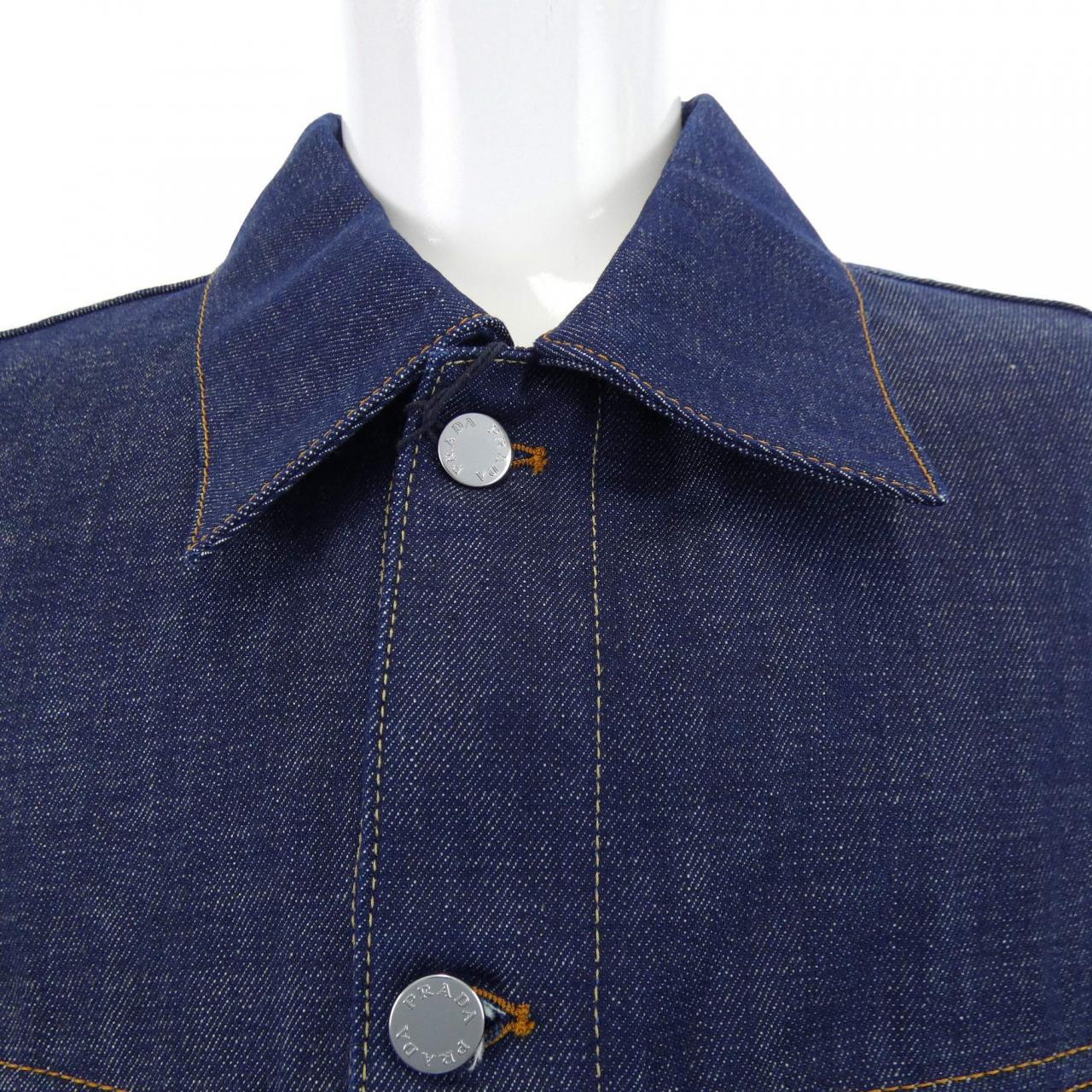 プラダ PRADA トライアングルロゴ GEB257 SAAO 15C7 デニムジャケット